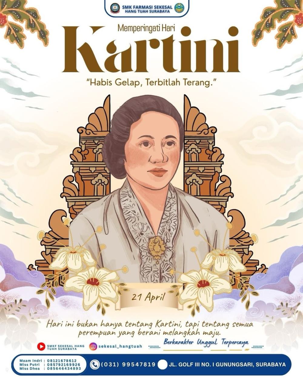 Peringatan Hari Kartini SMK Farmasi Sekesal Hang Tuah Surabaya Tahun 2026