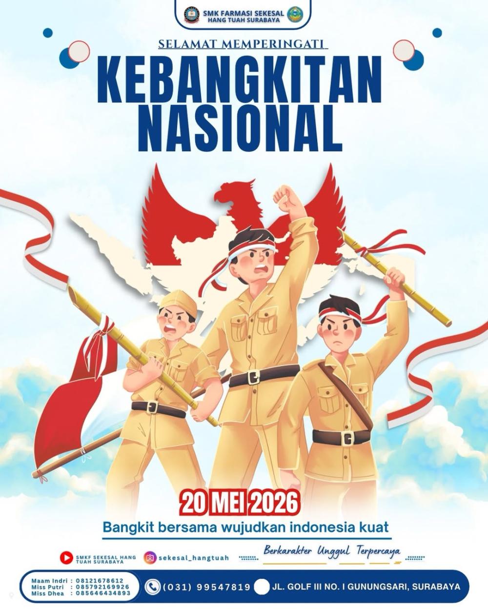 SMK Farmasi Sekesal Hang Tuah Surabaya Memperingati Hari Kebangkitan Nasional 2026